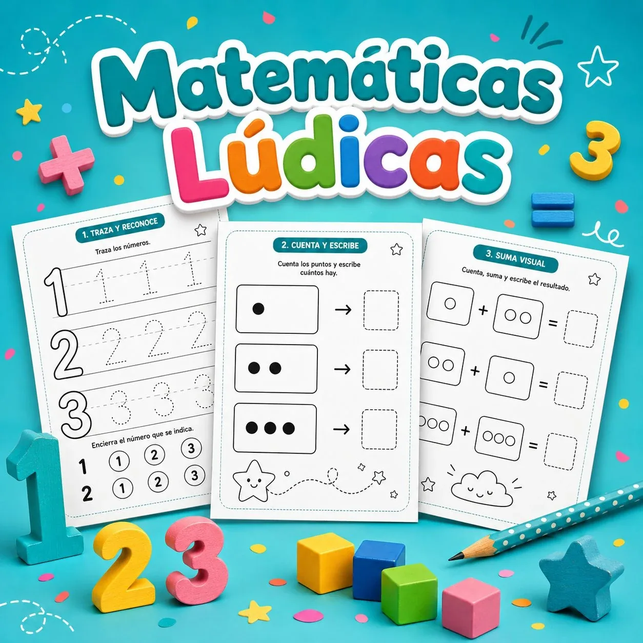 Bono Matemáticas Lúdicas — contar, sumar y restar jugando